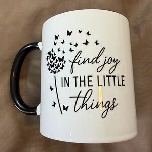 Black and White Inspirational Mug